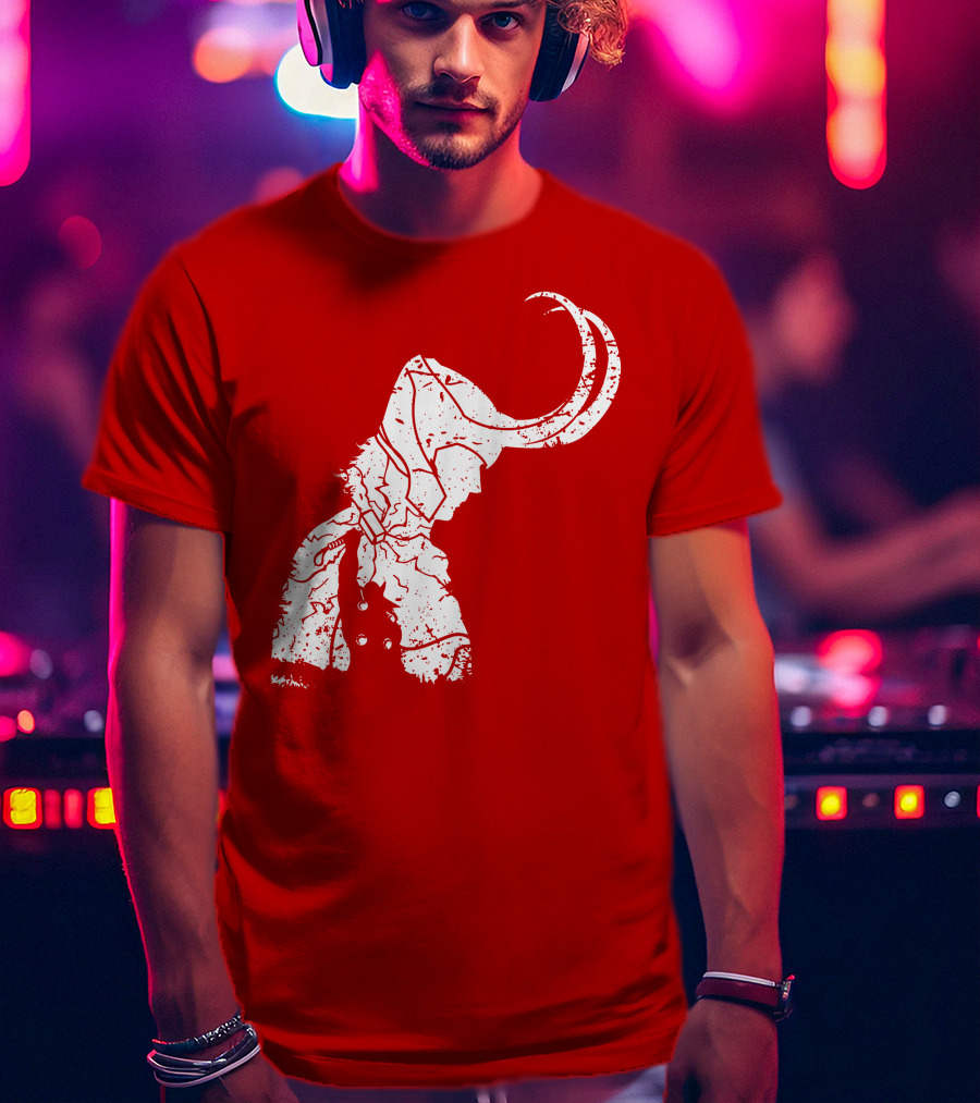 Dark Lord Norse God Trickster Horned T-Shirt