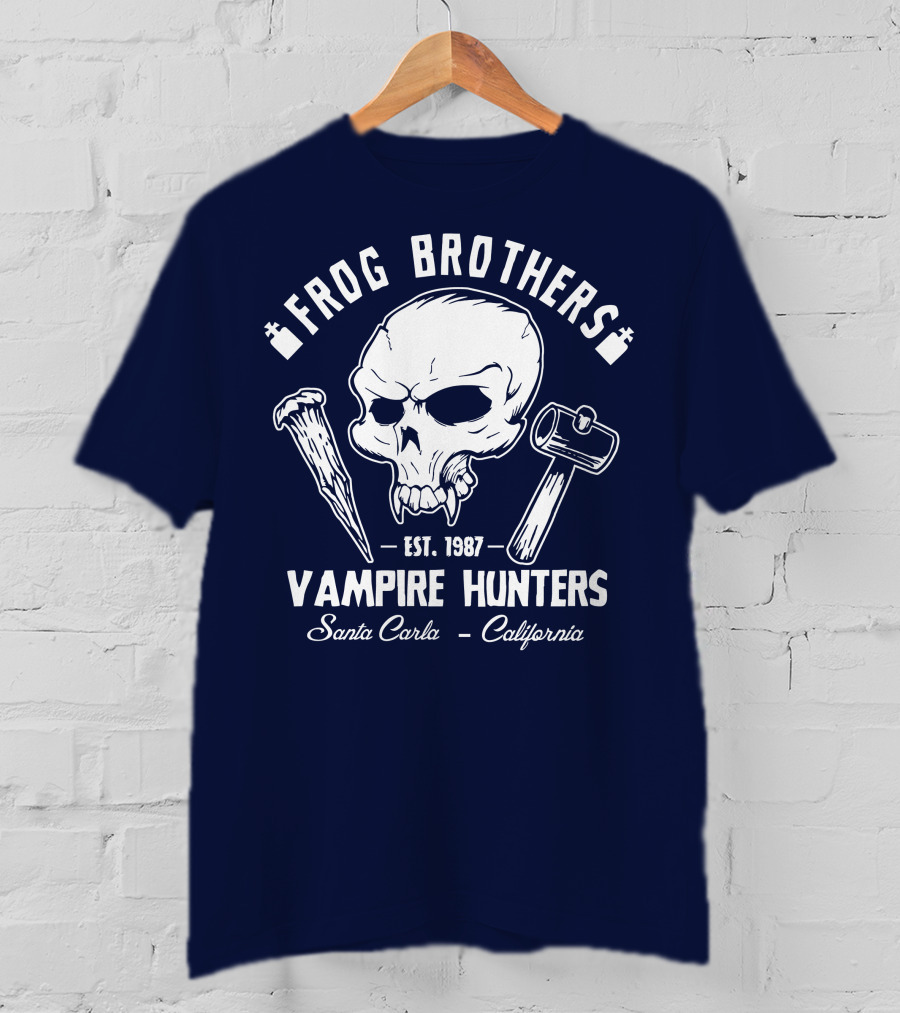 Frog Brothers Vampire Hunters Est. 1987 Santa Carla California T-Shirt