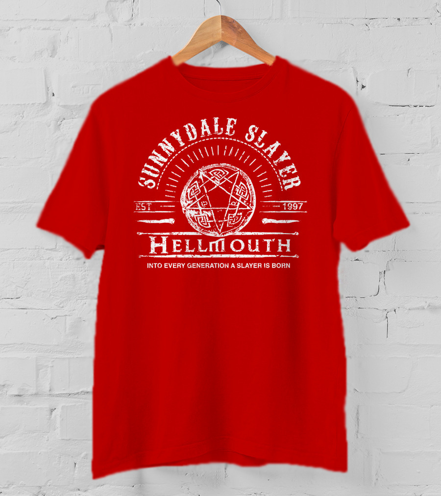 Sunnydale Slayer Hellmouth EST 1997 Into Every Generation A Slayer Is Born T-Shirt
