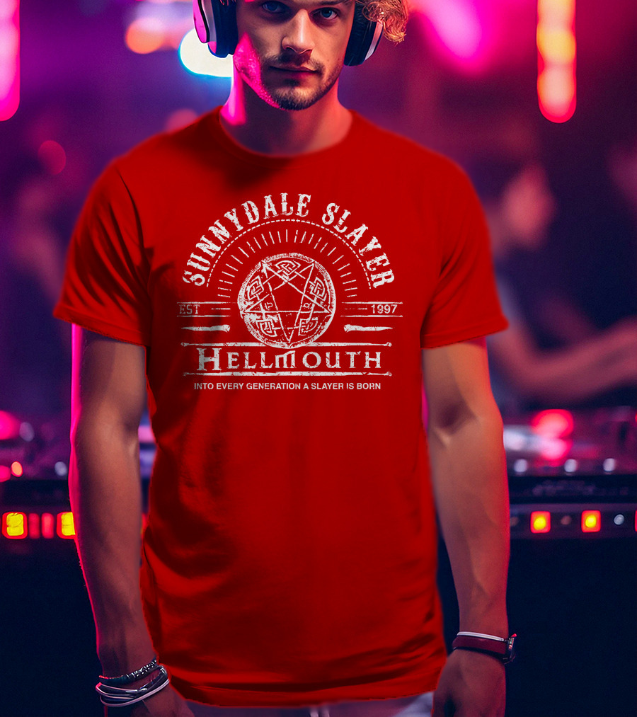Sunnydale Slayer Hellmouth EST 1997 Into Every Generation A Slayer Is Born T-Shirt