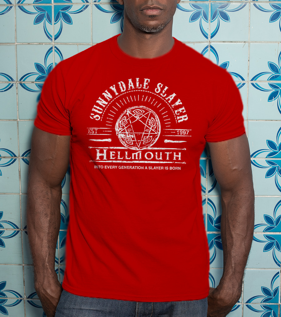 Sunnydale Slayer Hellmouth EST 1997 Into Every Generation A Slayer Is Born T-Shirt