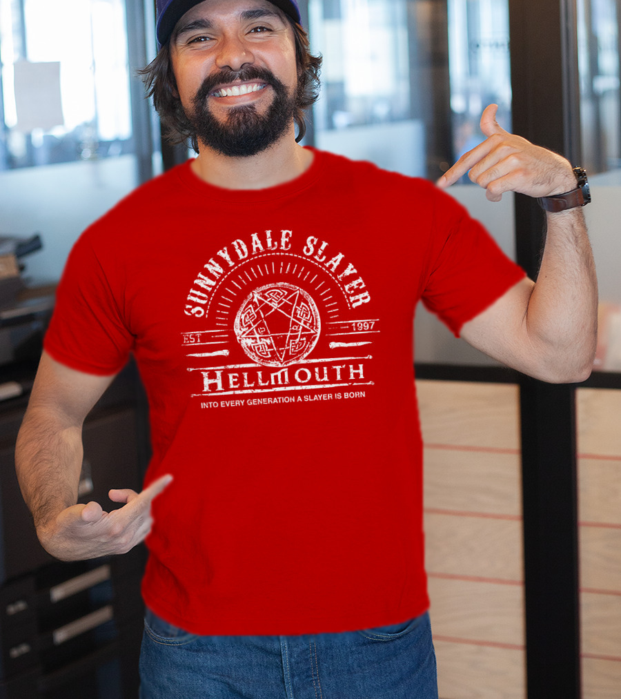 Sunnydale Slayer Hellmouth EST 1997 Into Every Generation A Slayer Is Born T-Shirt