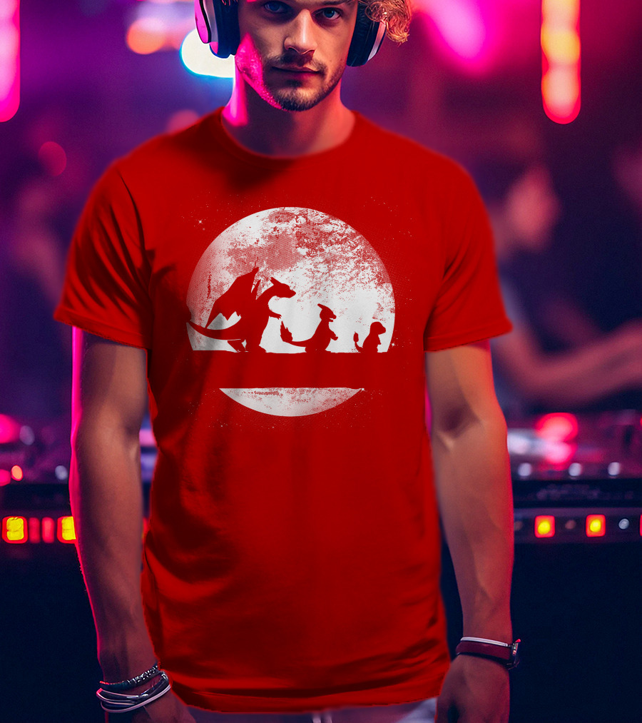 Evolve Pokémon Evolution Moon T-Shirt