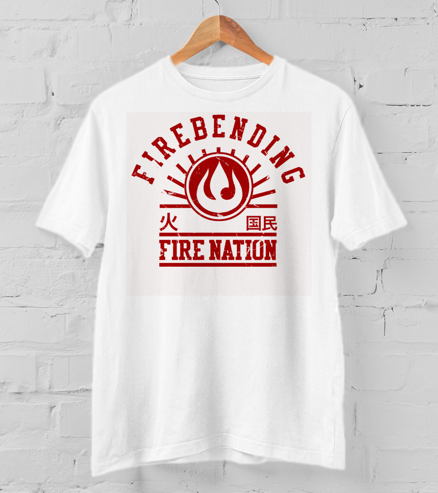 FIREBENDING FIRE NATION Avatar Elements T-Shirt