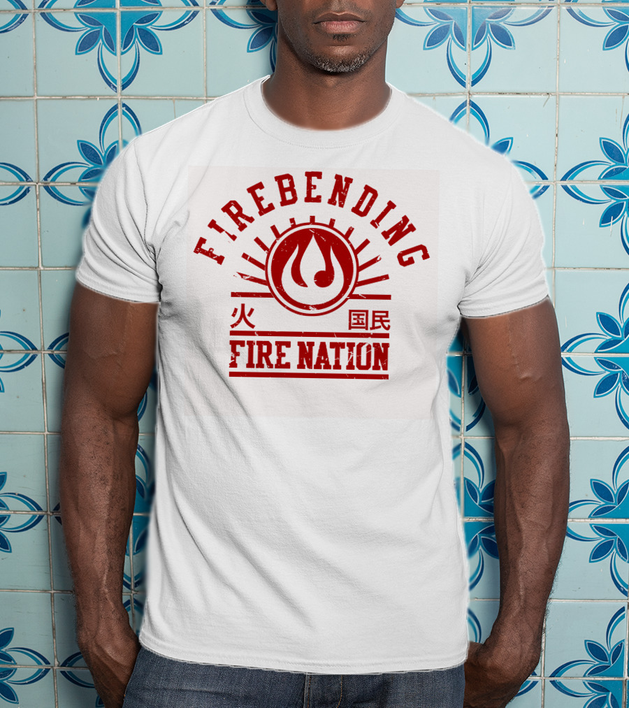 FIREBENDING FIRE NATION Avatar Elements T-Shirt