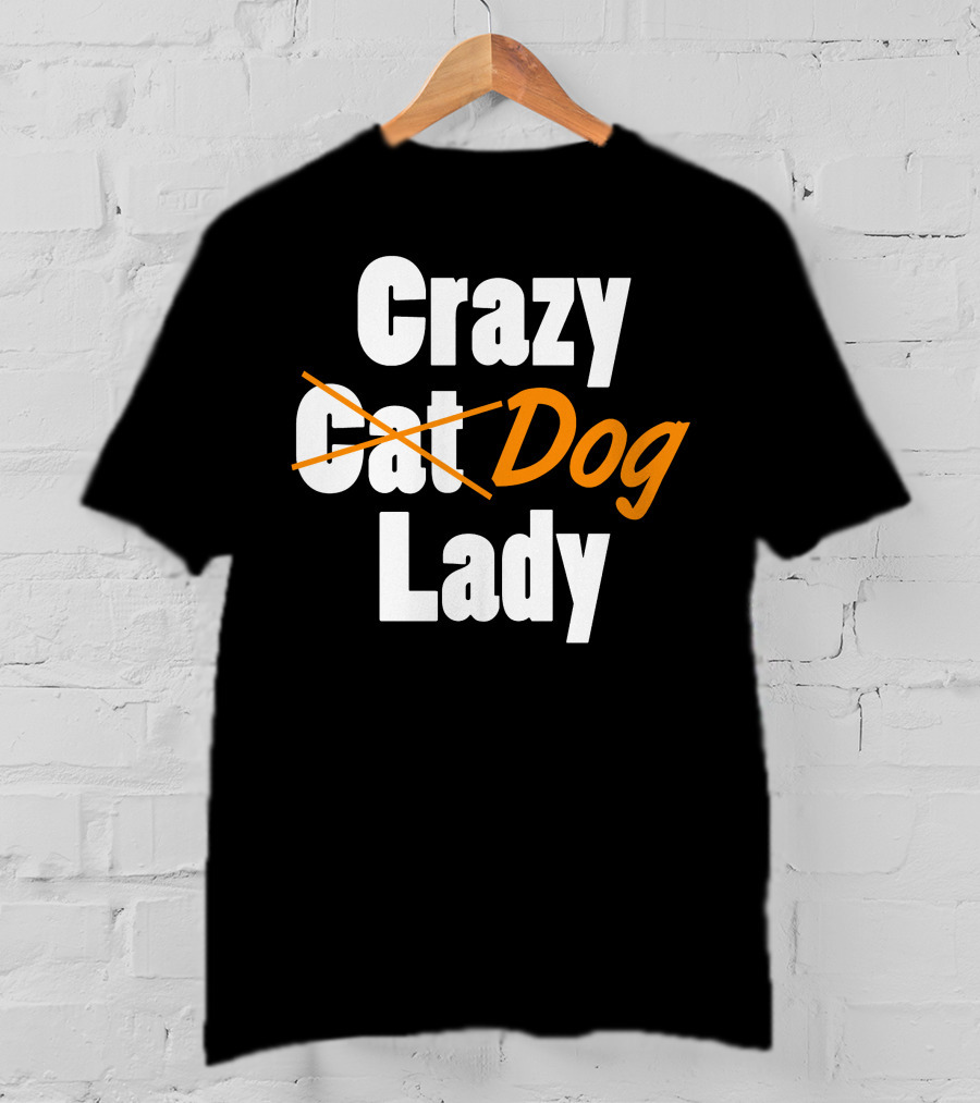 Crazy Cat Dog Lady T-Shirt