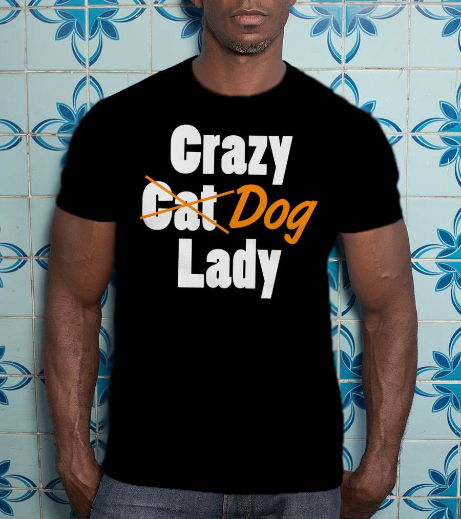 Crazy Cat Dog Lady T-Shirt