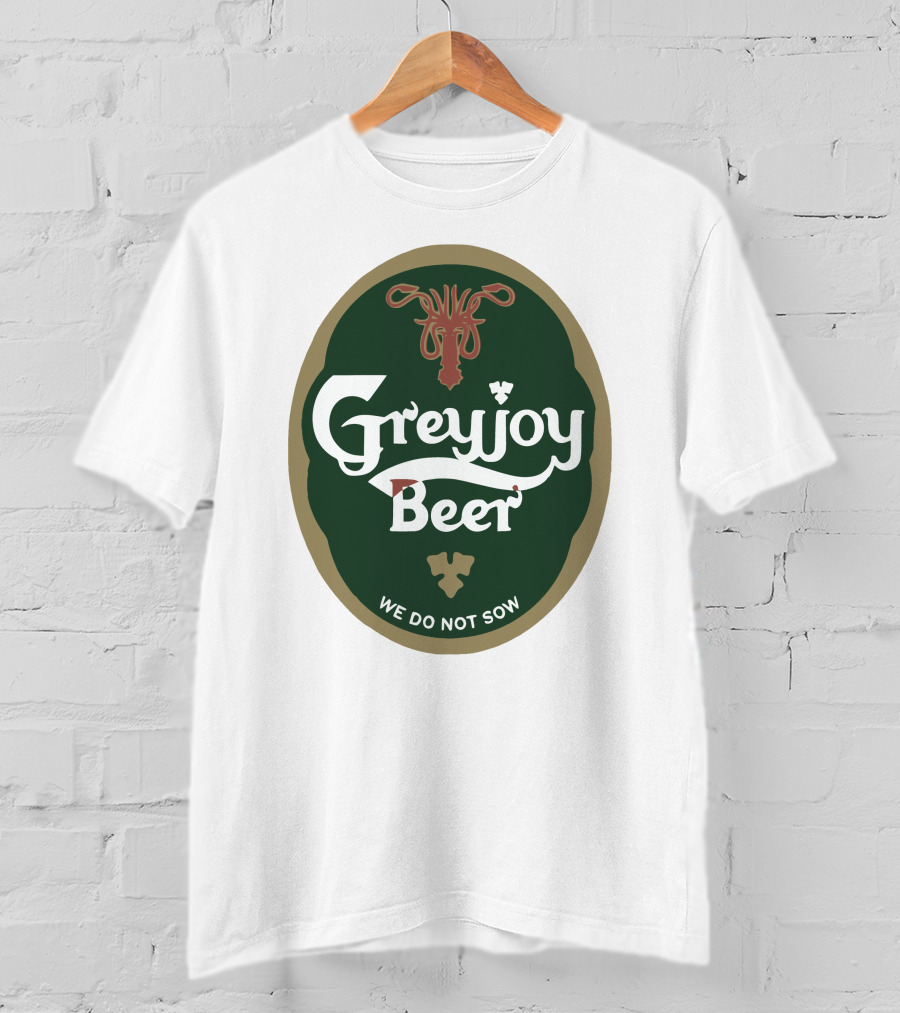 Greyjoy Beer We Do Not Sow Kraken Emblem T-Shirt