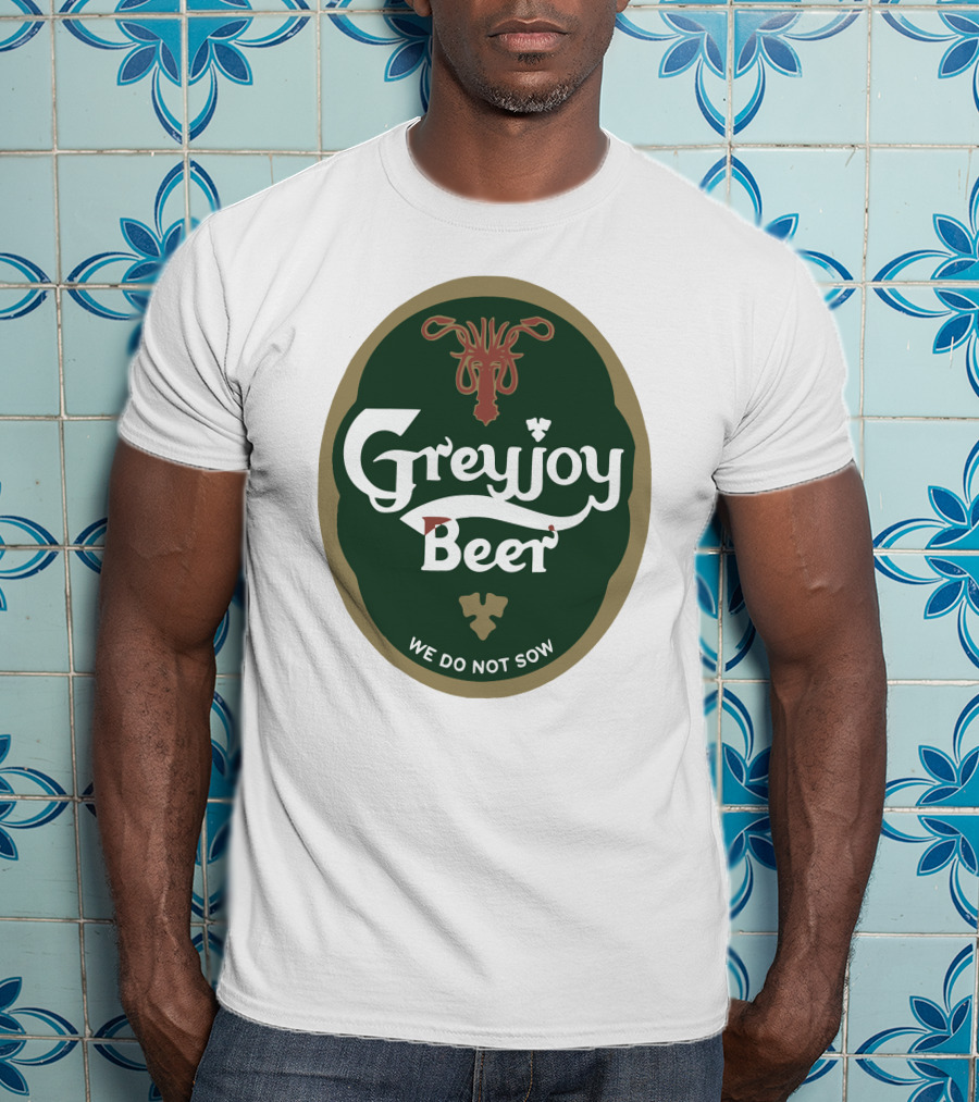 Greyjoy Beer We Do Not Sow Kraken Emblem T-Shirt