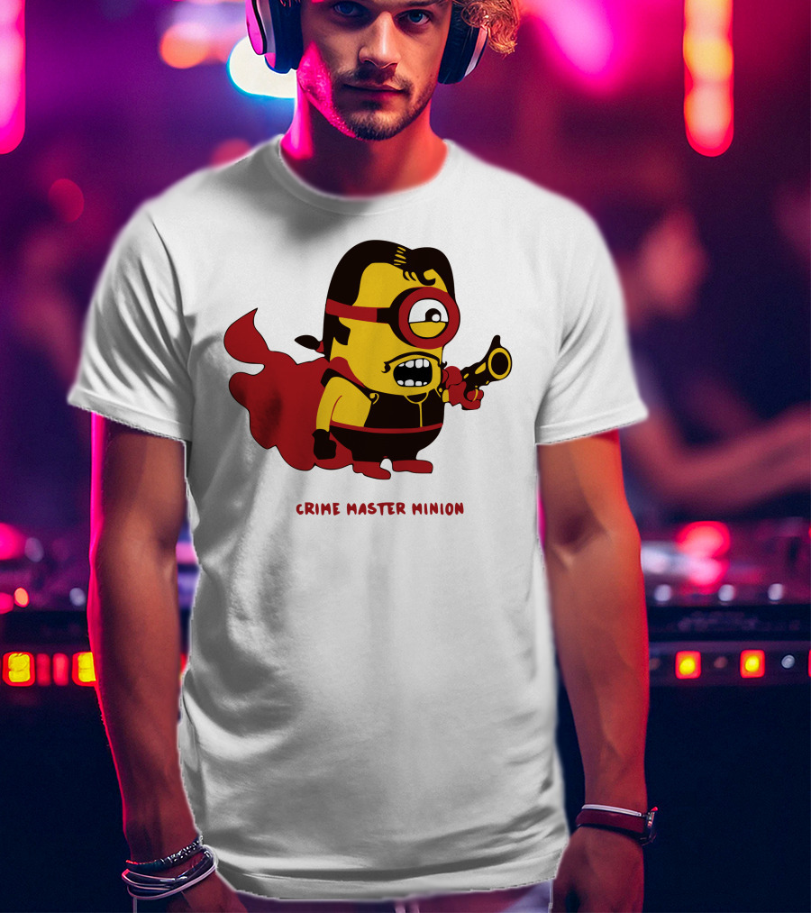 Crime Master Minion Hero Fusion T-Shirt