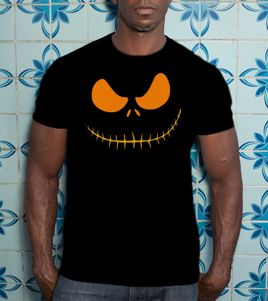 Halloween Smile Jack O'Lantern Face T-Shirt