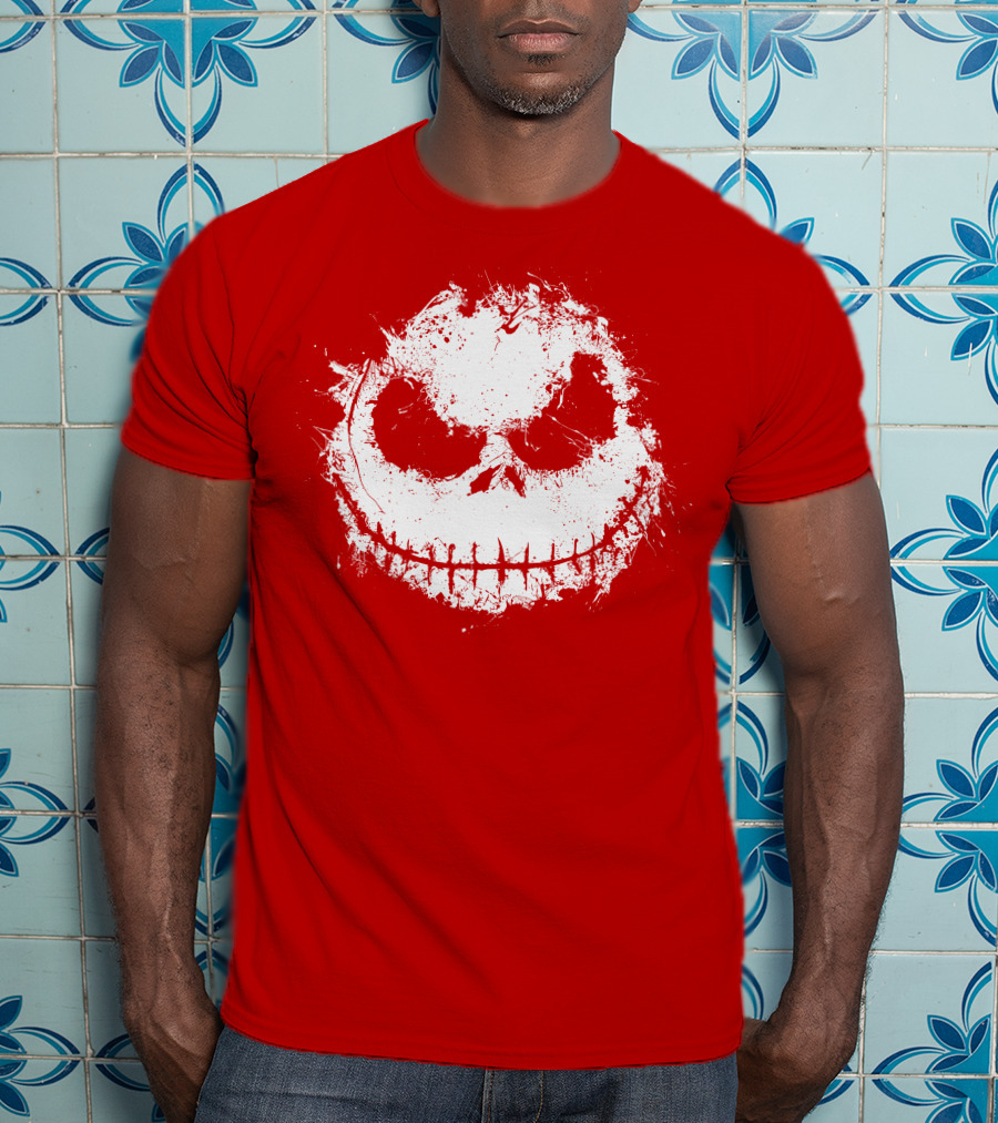 Ink Nightmare Grinning Skull T-Shirt