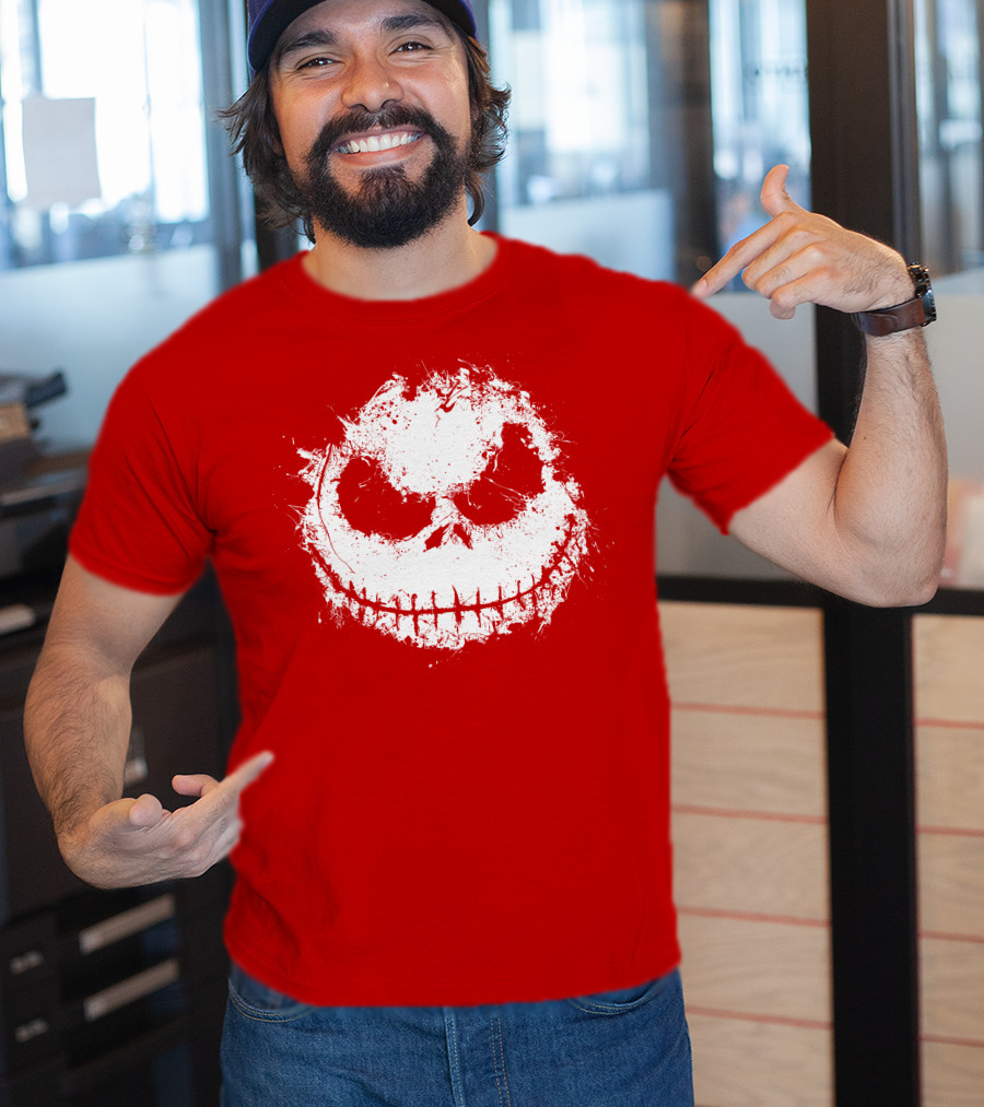 Ink Nightmare Grinning Skull T-Shirt