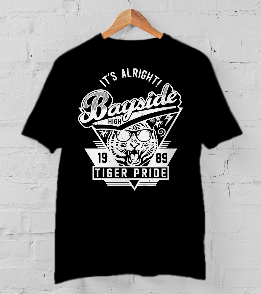 It's Alright Bayside High 1989 Tiger Pride T-Shirt