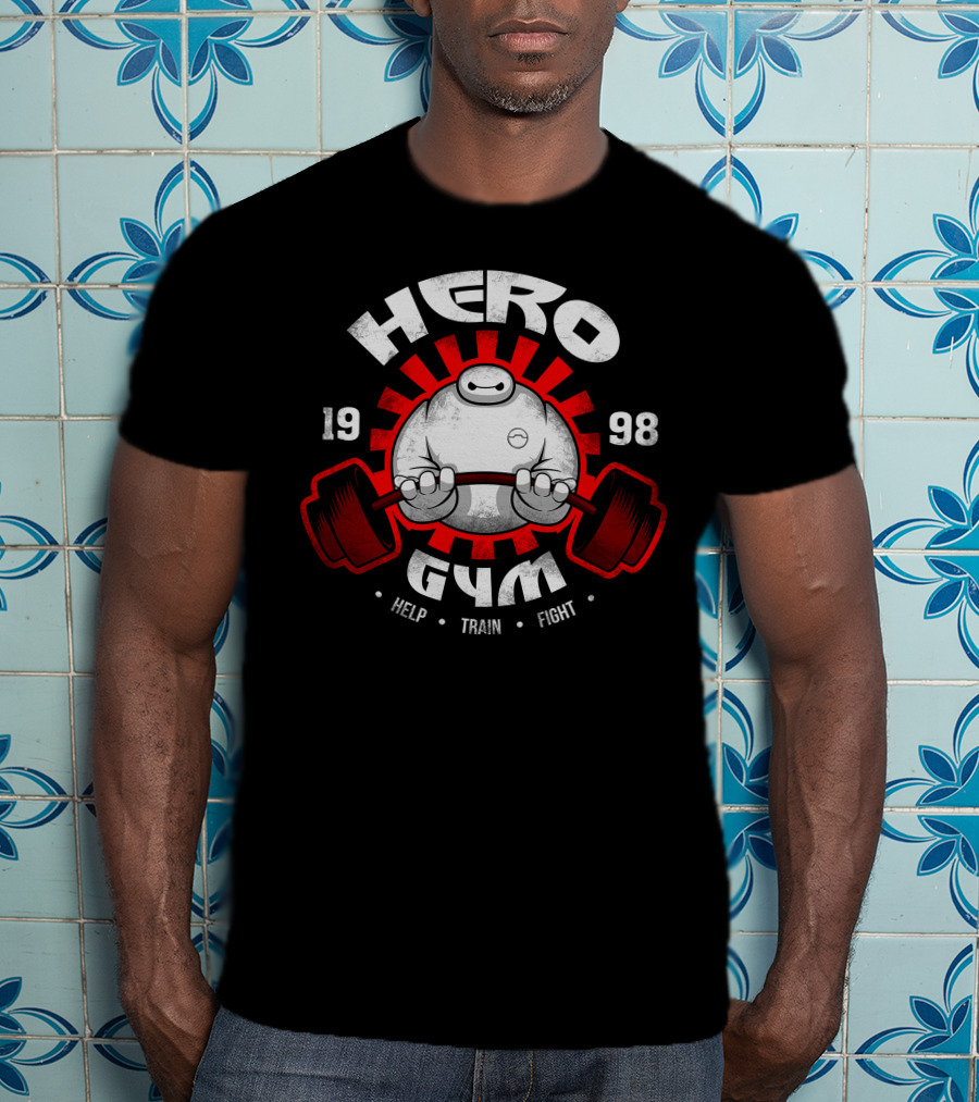 HERO GYM 1998 HELP TRAIN FIGHT T-Shirt