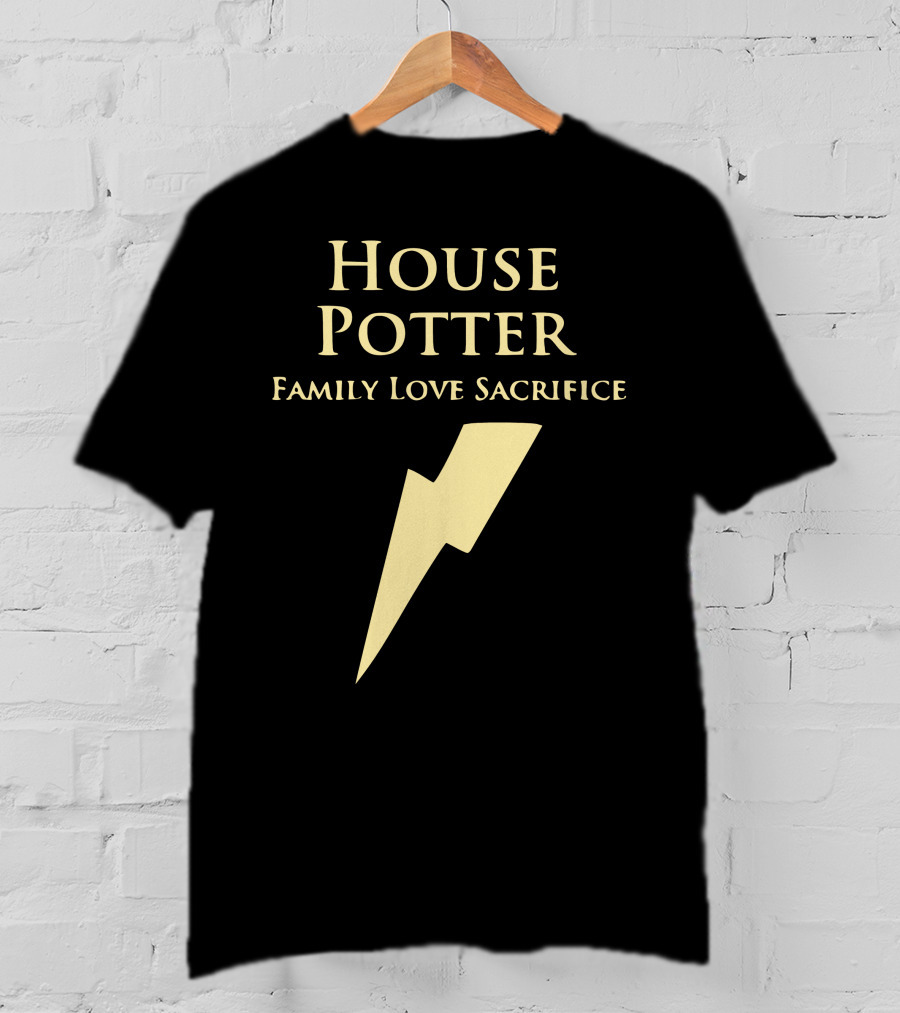 House Potter Family Love Sacrifice Lightning T-Shirt