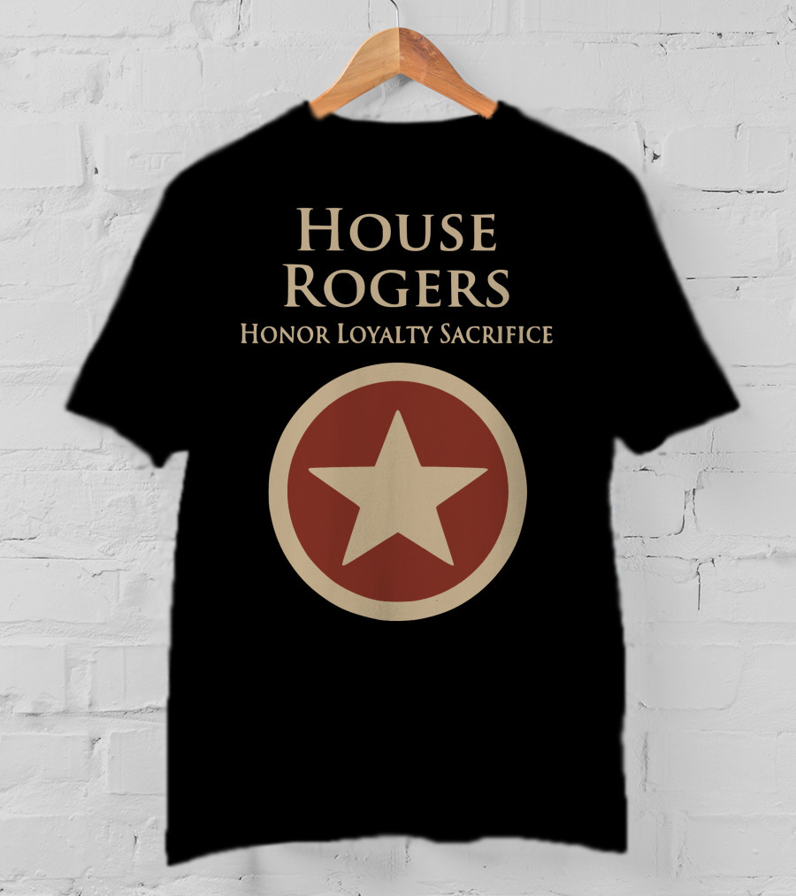 House Rogers Honor Loyalty Sacrifice Star Emblem T-Shirt