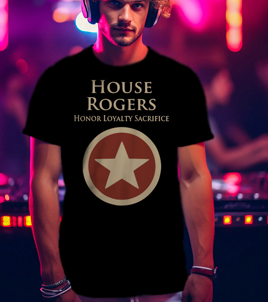 House Rogers Honor Loyalty Sacrifice Star Emblem T-Shirt