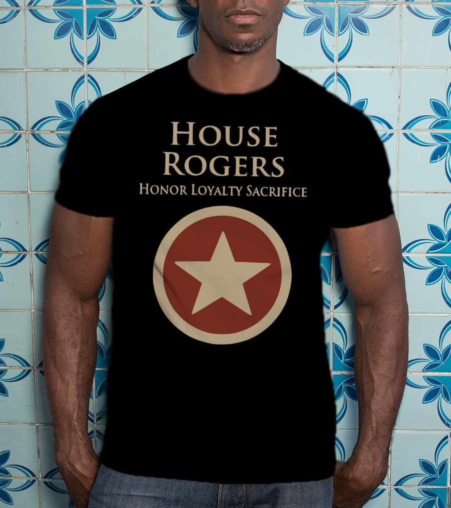 House Rogers Honor Loyalty Sacrifice Star Emblem T-Shirt
