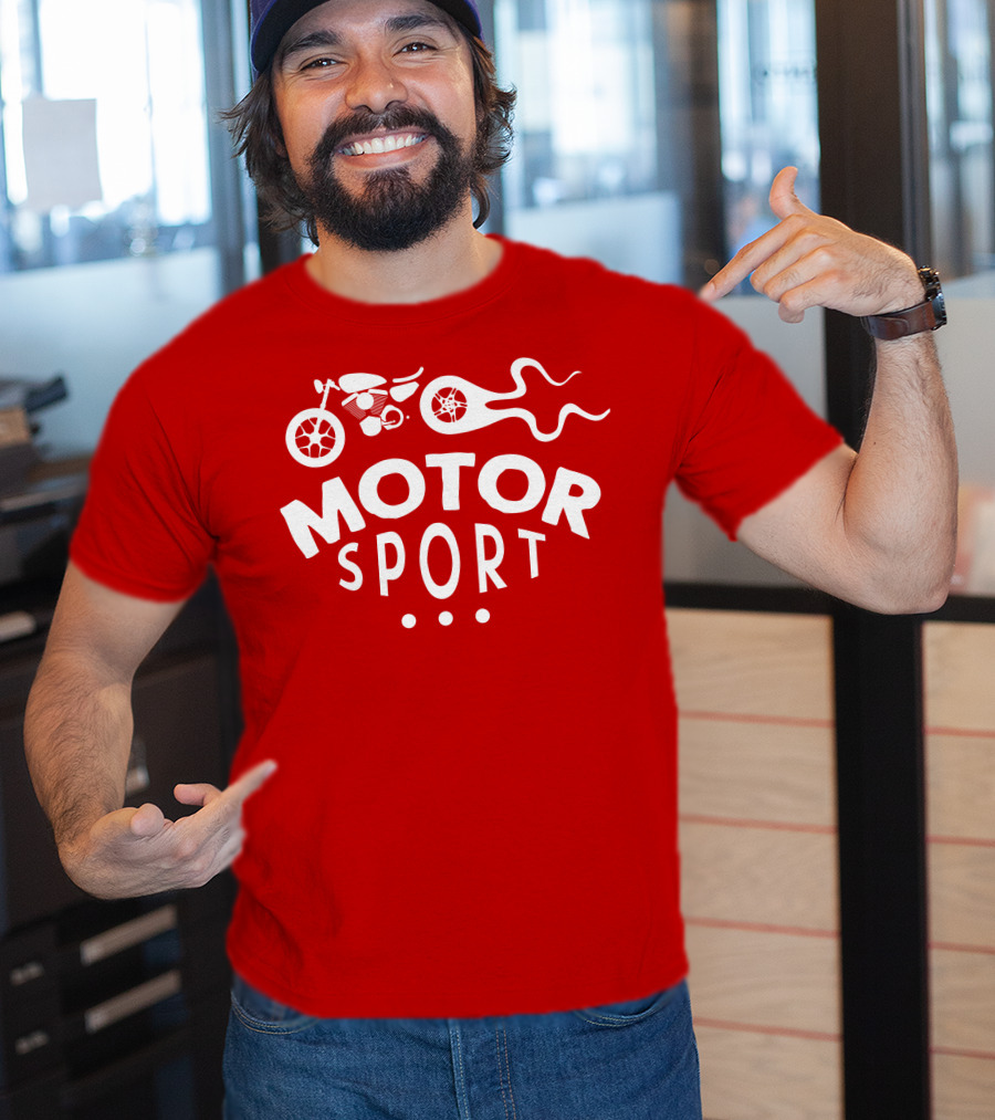 MOTOR SPORT Motorcycle Flame T-Shirt