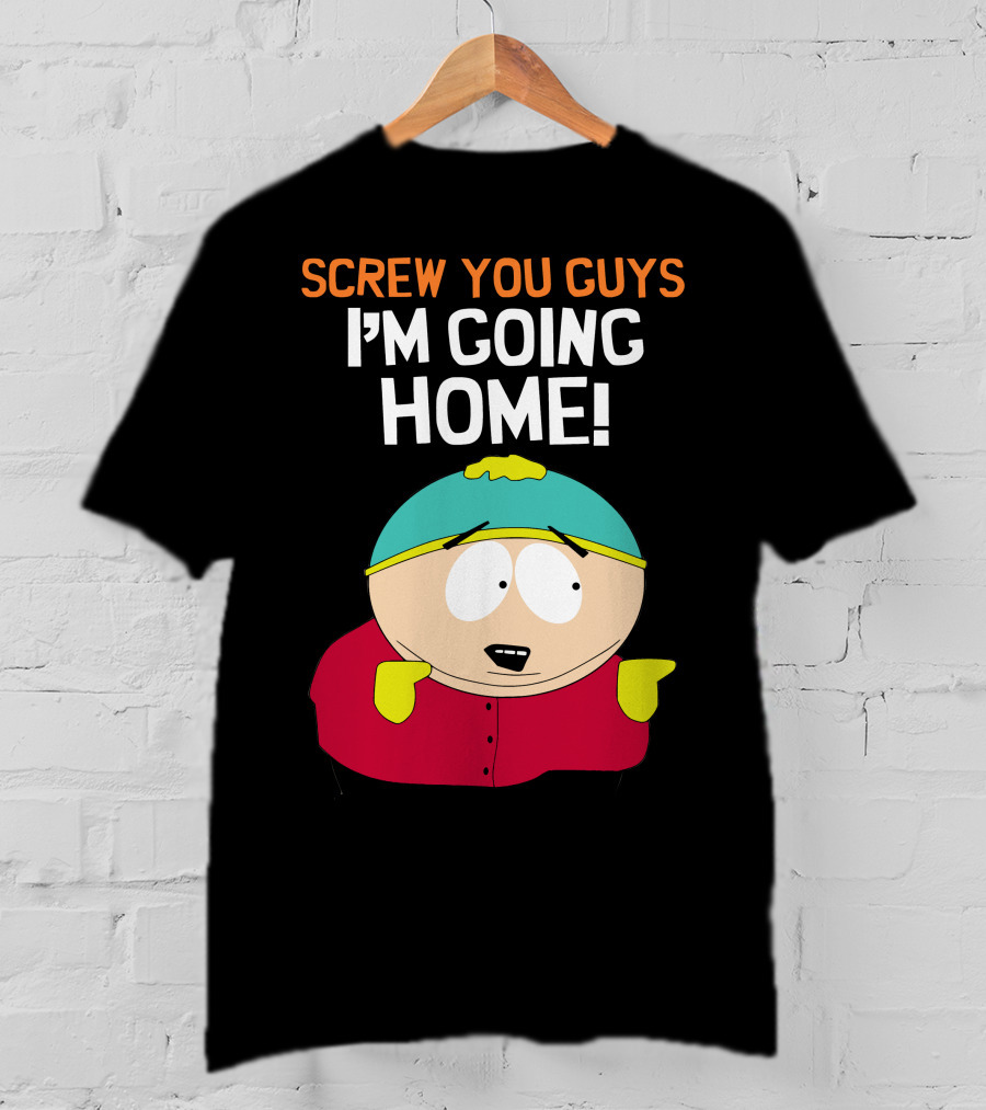 Screw You Guys I'm Going Home South Park Character T-Shirt