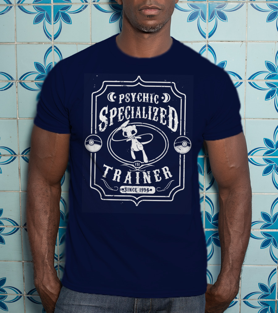 Psychic Specialized Trainer Mew Since 1996 T-Shirt