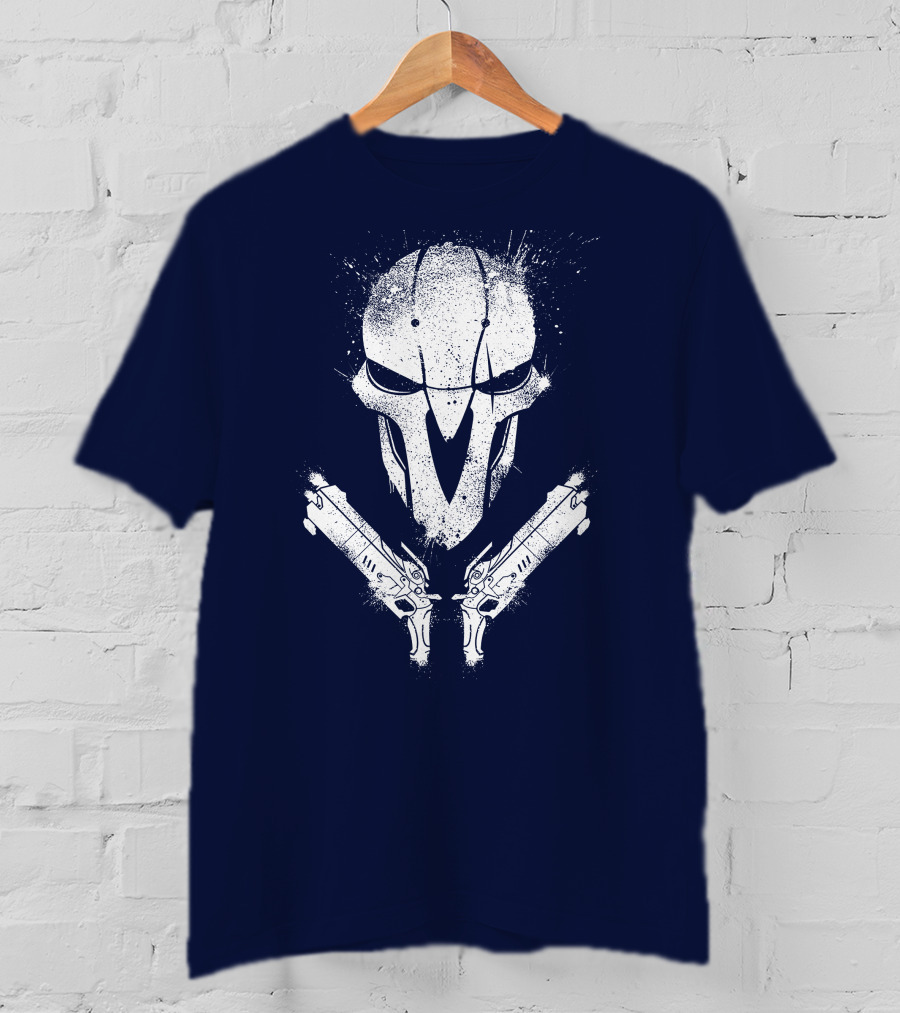 JHIN Reaper Mask With Dual Pistols T-Shirt