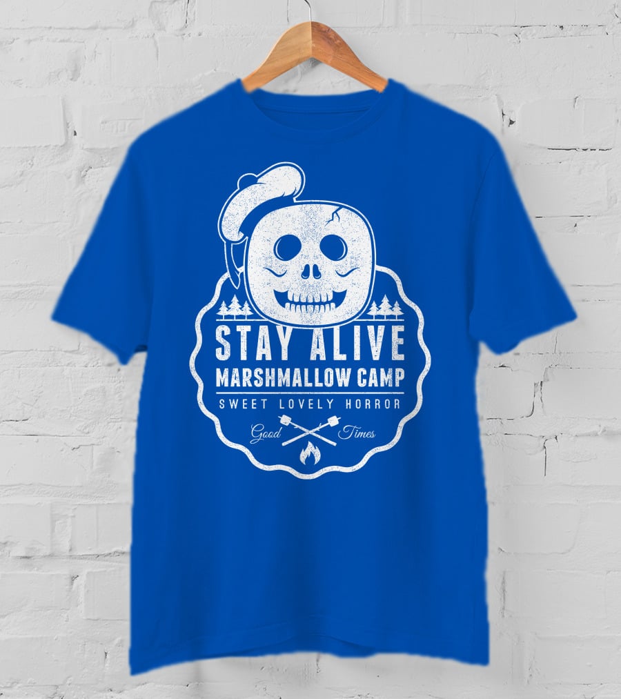 Stay Alive Marshmallow Camp Sweet Lovely Horror Good Times T-Shirt