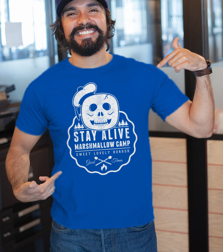 Stay Alive Marshmallow Camp Sweet Lovely Horror Good Times T-Shirt