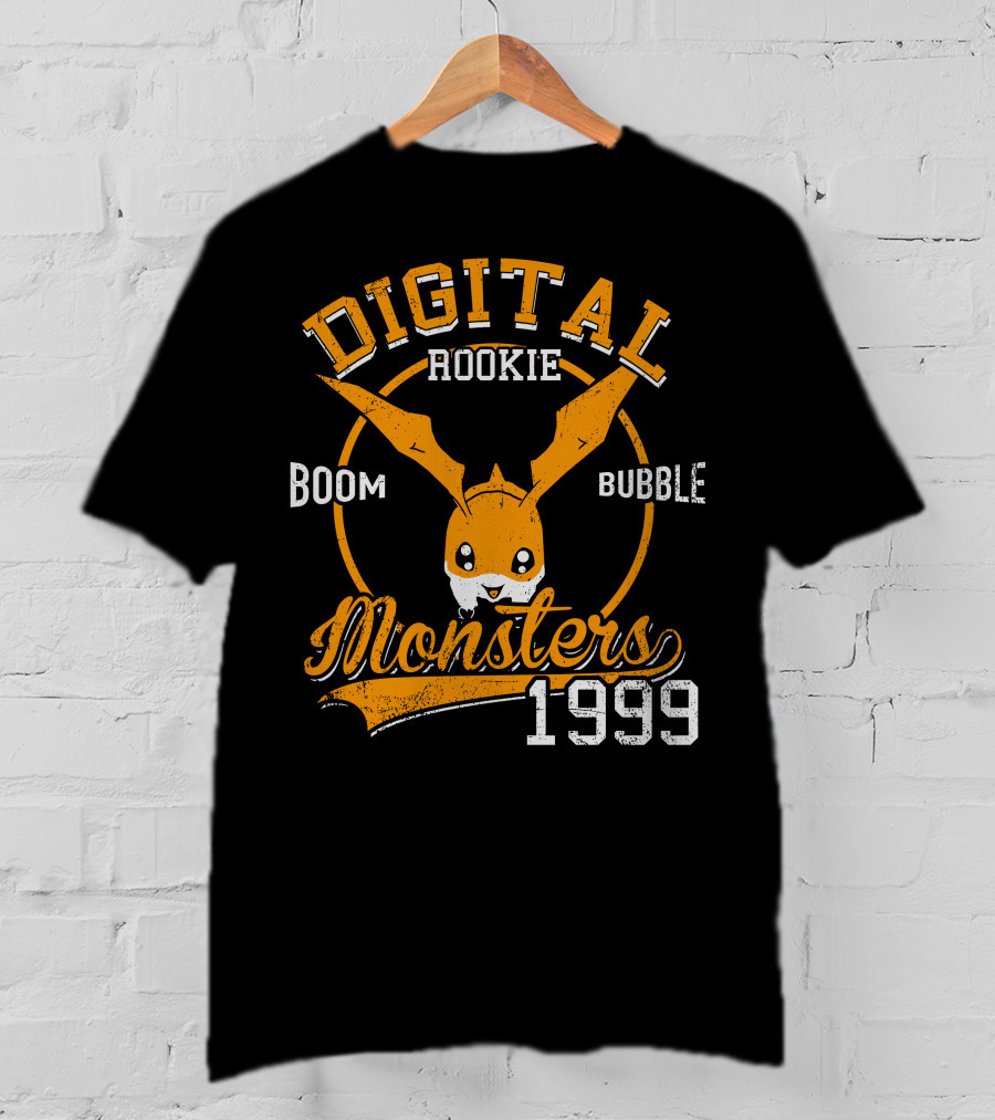 Digital Rookie Monsters Boom Bubble 1999 T-Shirt