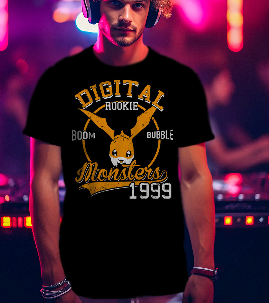 Digital Rookie Monsters Boom Bubble 1999 T-Shirt