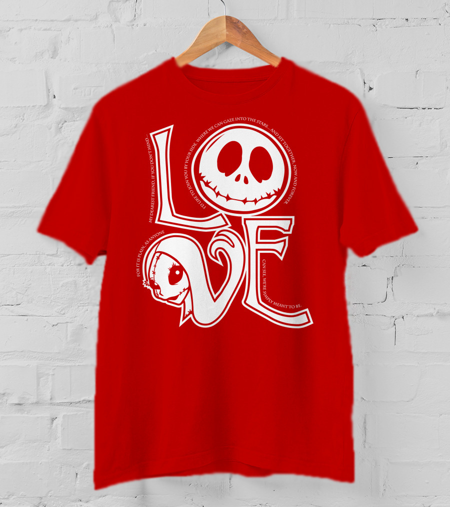 Love Is Eternal Nightmare Before Christmas T-Shirt