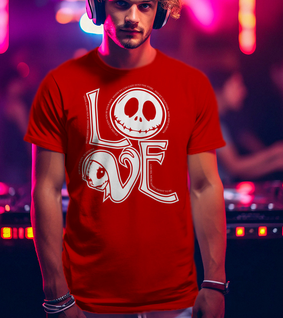 Love Is Eternal Nightmare Before Christmas T-Shirt