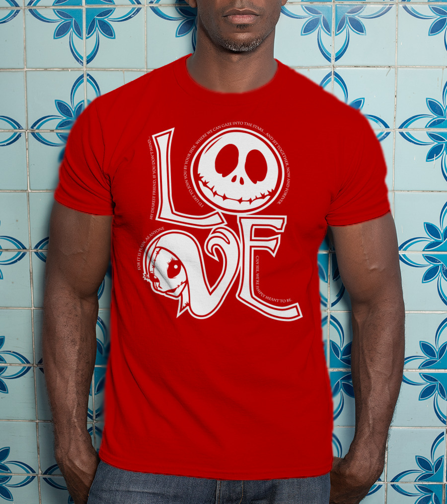 Love Is Eternal Nightmare Before Christmas T-Shirt