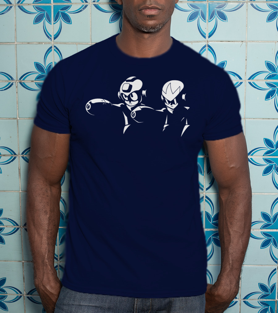 Mega Man Pulp Fiction Crossover T-Shirt