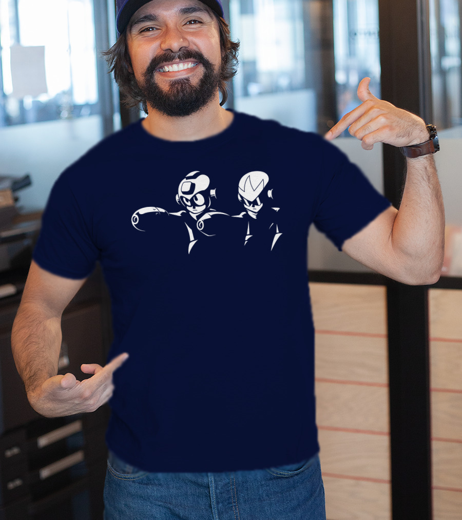 Mega Man Pulp Fiction Crossover T-Shirt