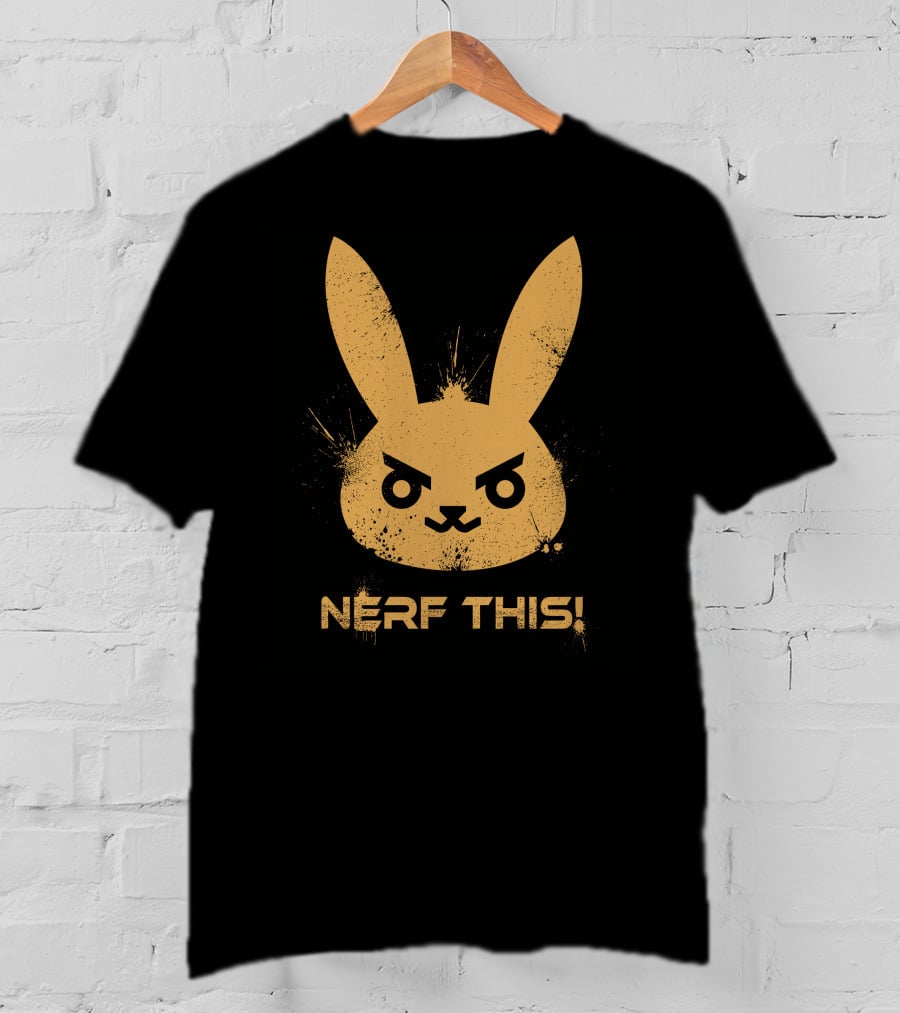 Nerf This Bunny Gaming T-Shirt