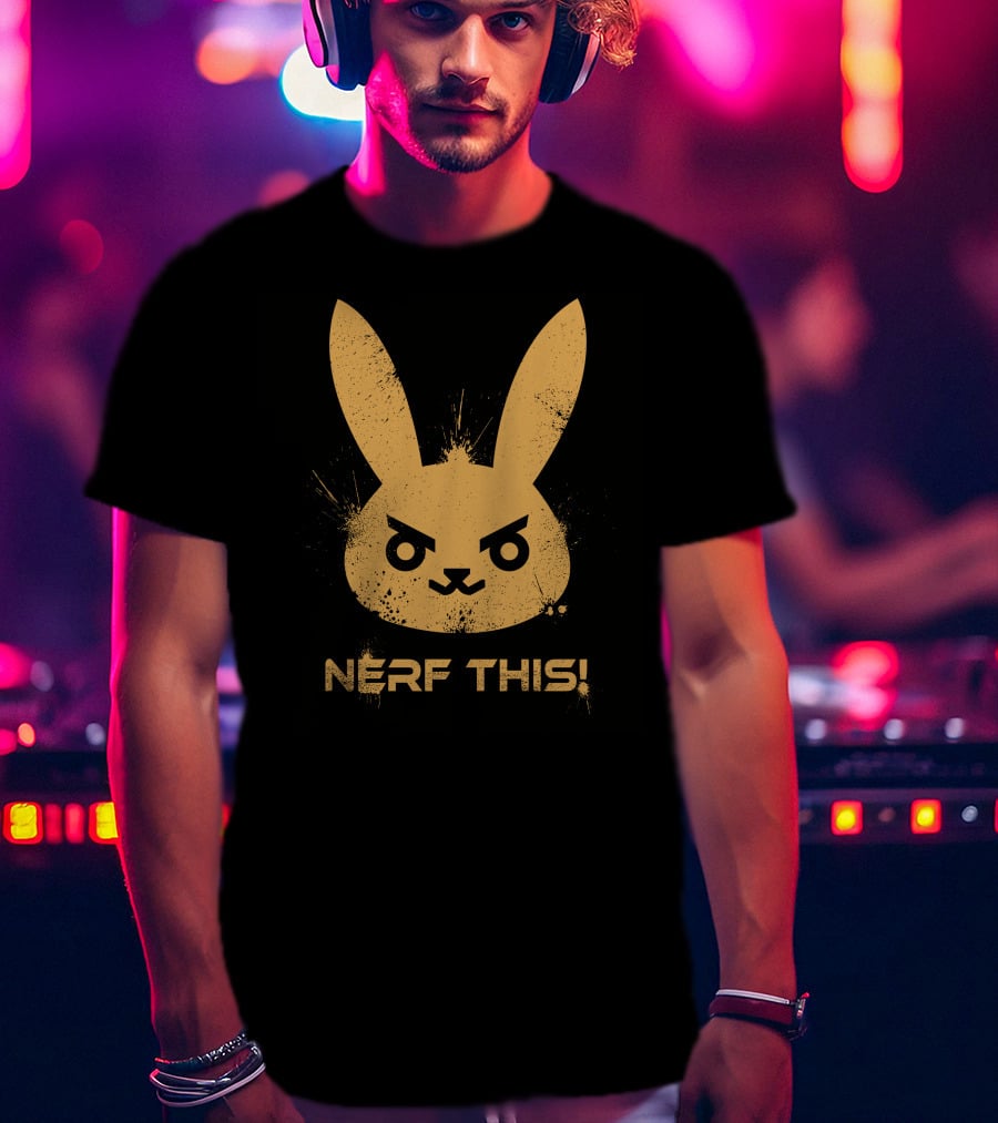 Nerf This Bunny Gaming T-Shirt