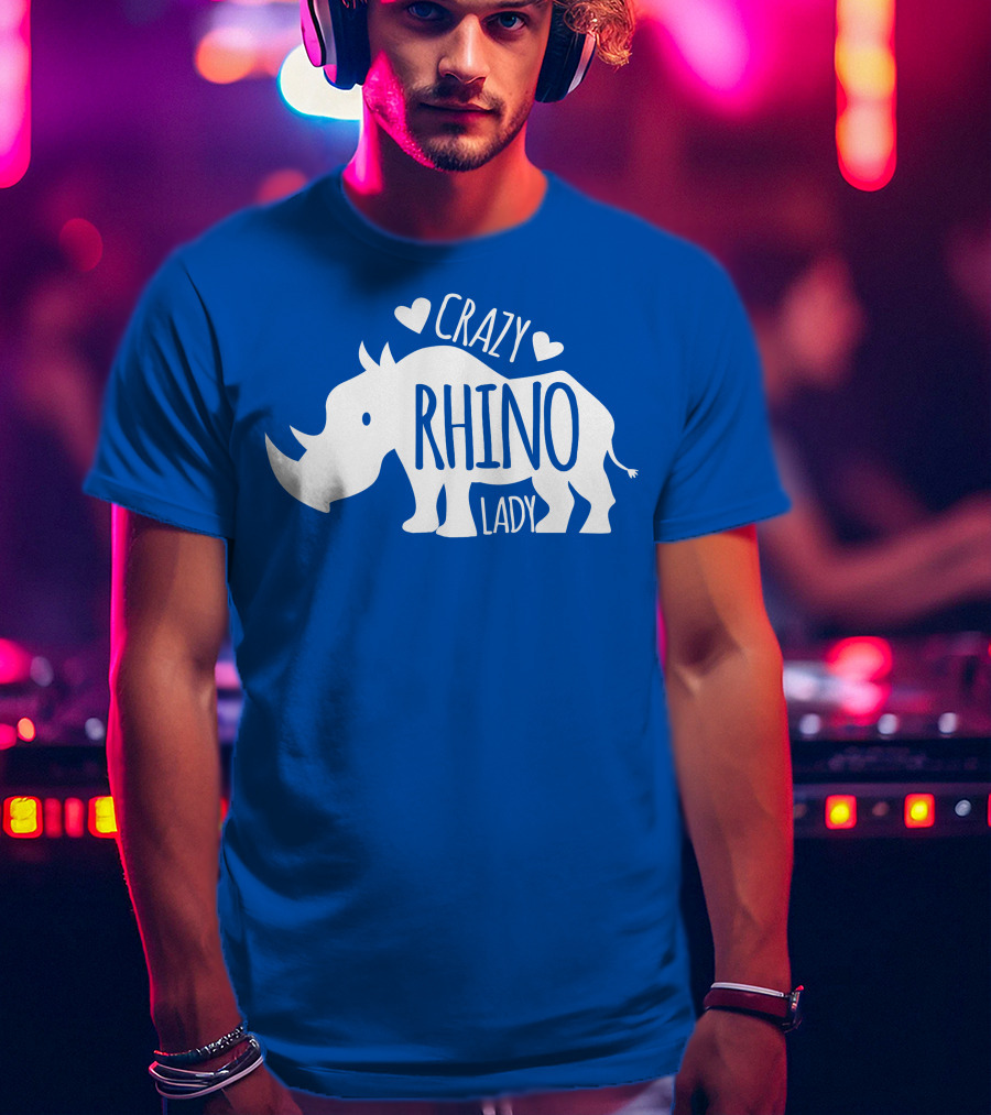 CRAZY RHINO LADY T-Shirt