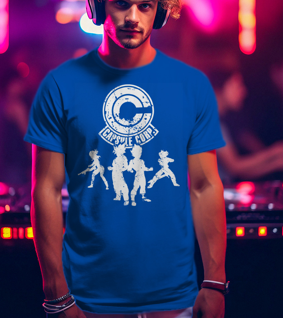Capsule Corp Dragon Ball Z Characters T-Shirt