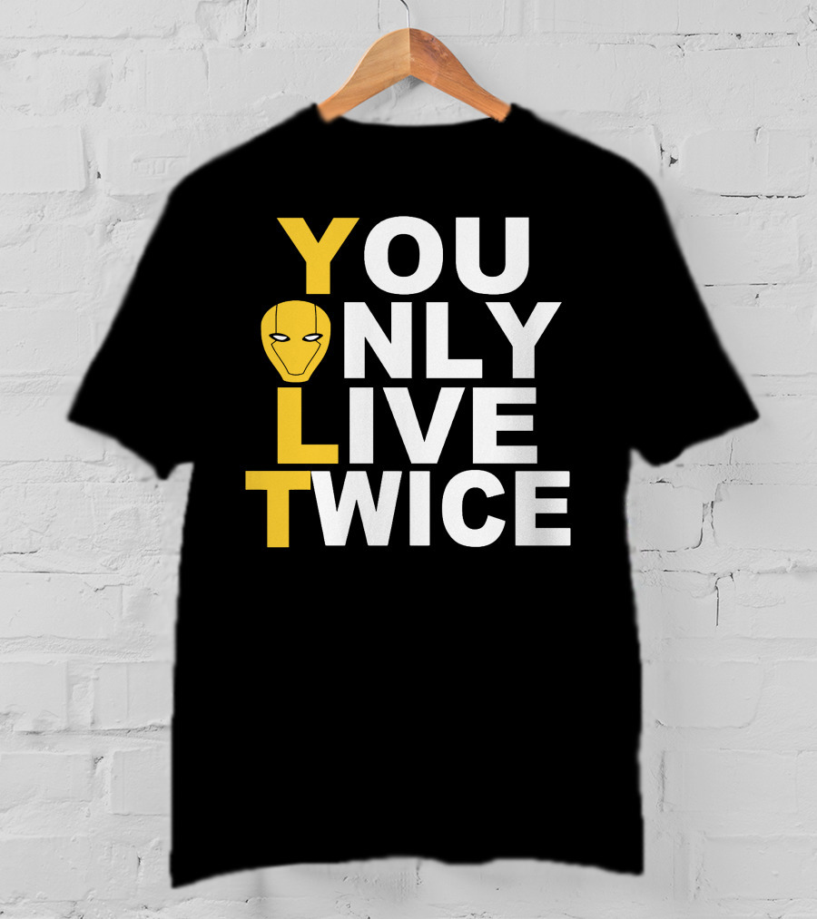 Red Hood YOLT You Only Live Twice Mask T-Shirt