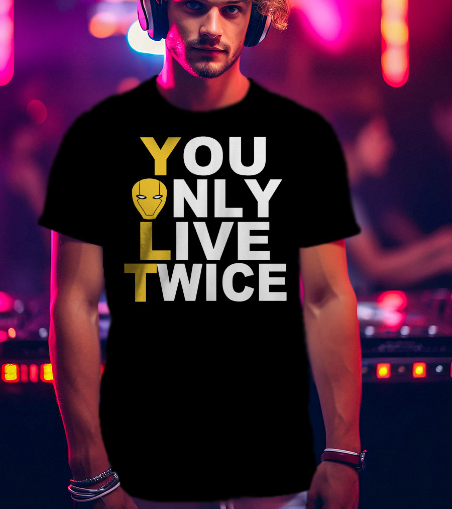 Red Hood YOLT You Only Live Twice Mask T-Shirt