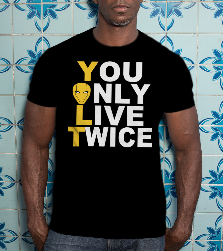 Red Hood YOLT You Only Live Twice Mask T-Shirt