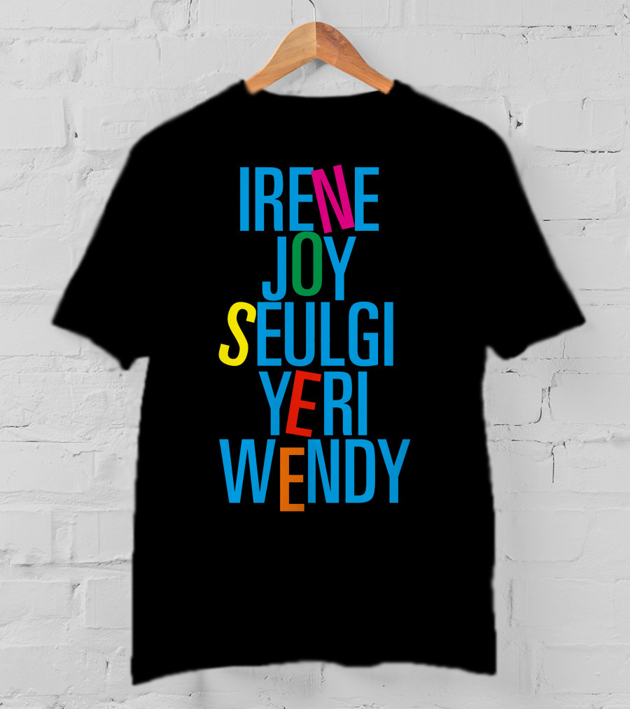 Irene Joy Seulgi Yeri Wendy Red Velvet T-Shirt