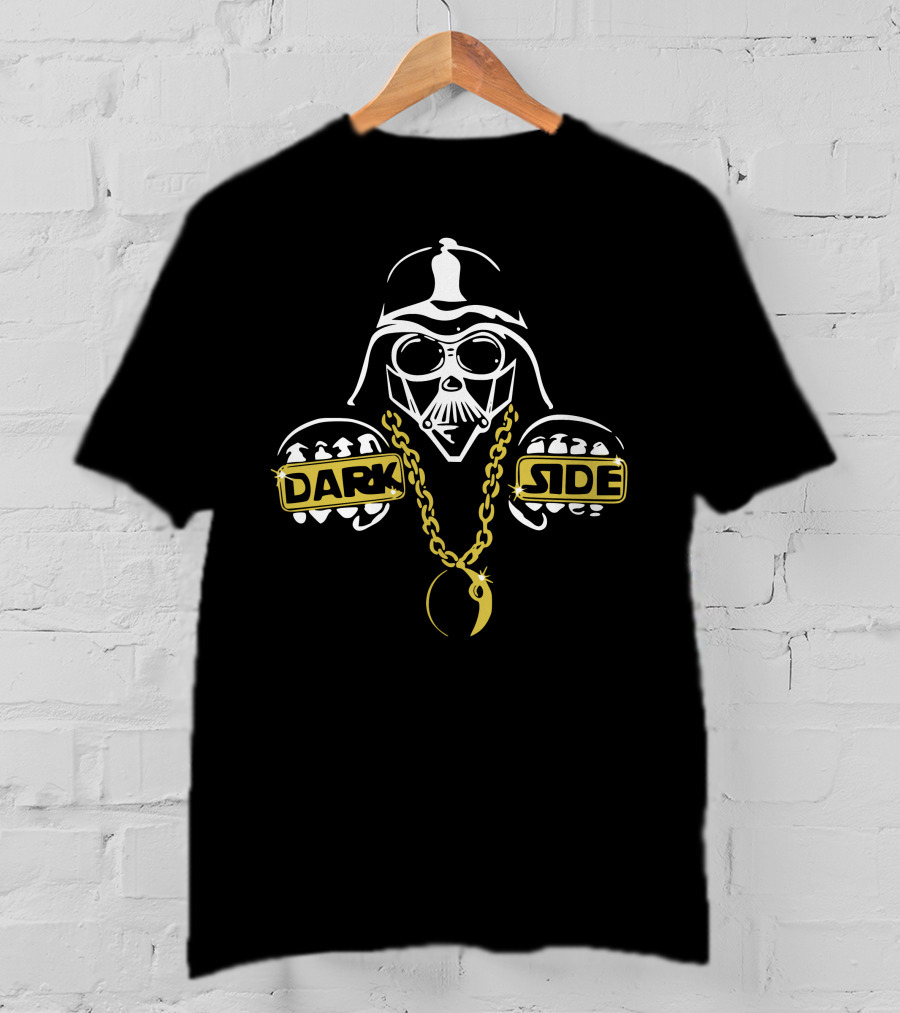 The Dark Side Rap Bling Vader Fist Chain T-Shirt