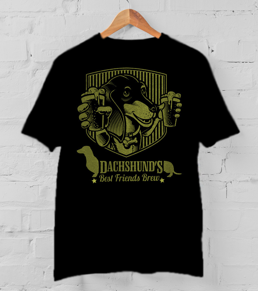 Dachshund's Best Friends Brew T-Shirt
