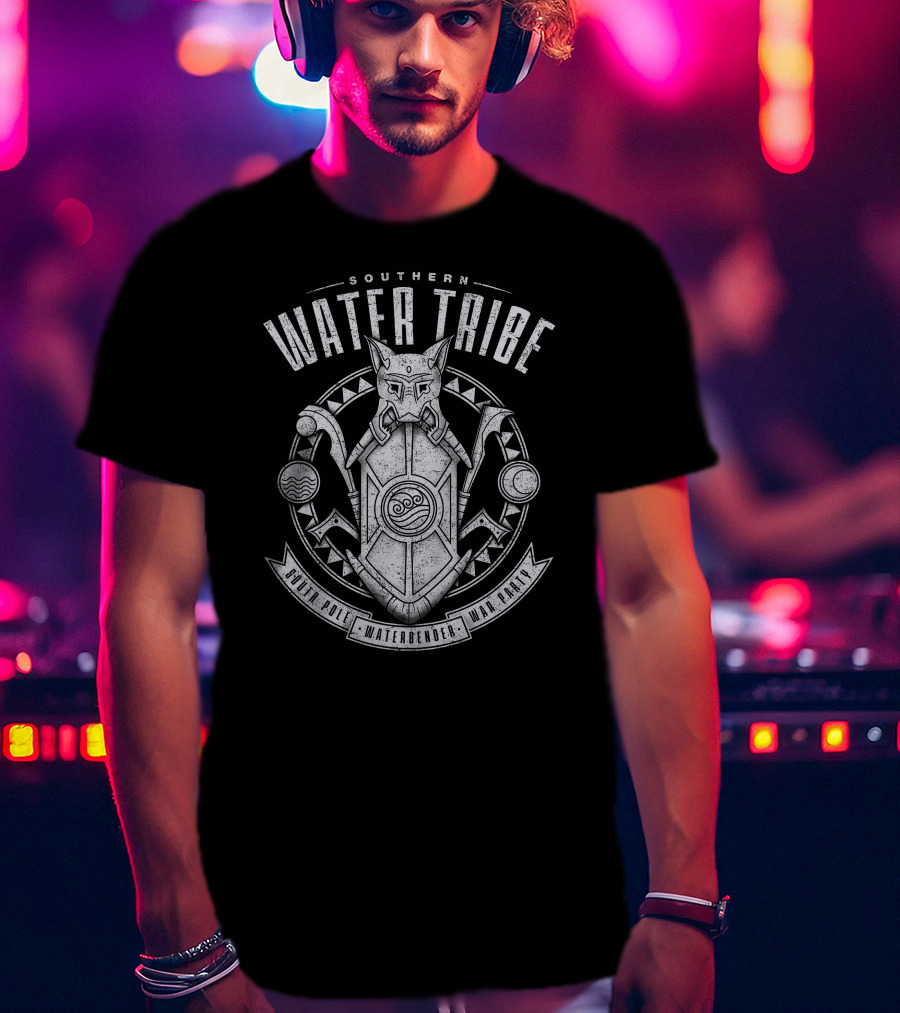 Southern Water Tribe South Pole Waterbender War Party T-Shirt