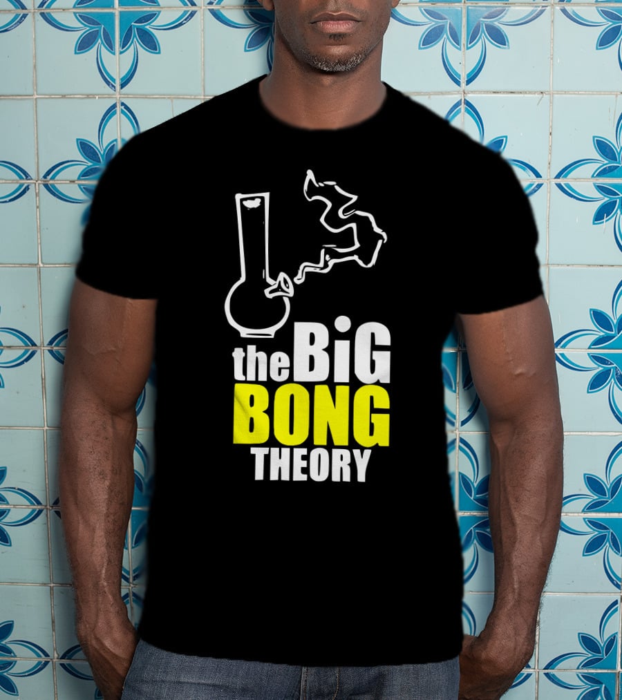 The Big Bong Theory White Bong Smoke T-Shirt