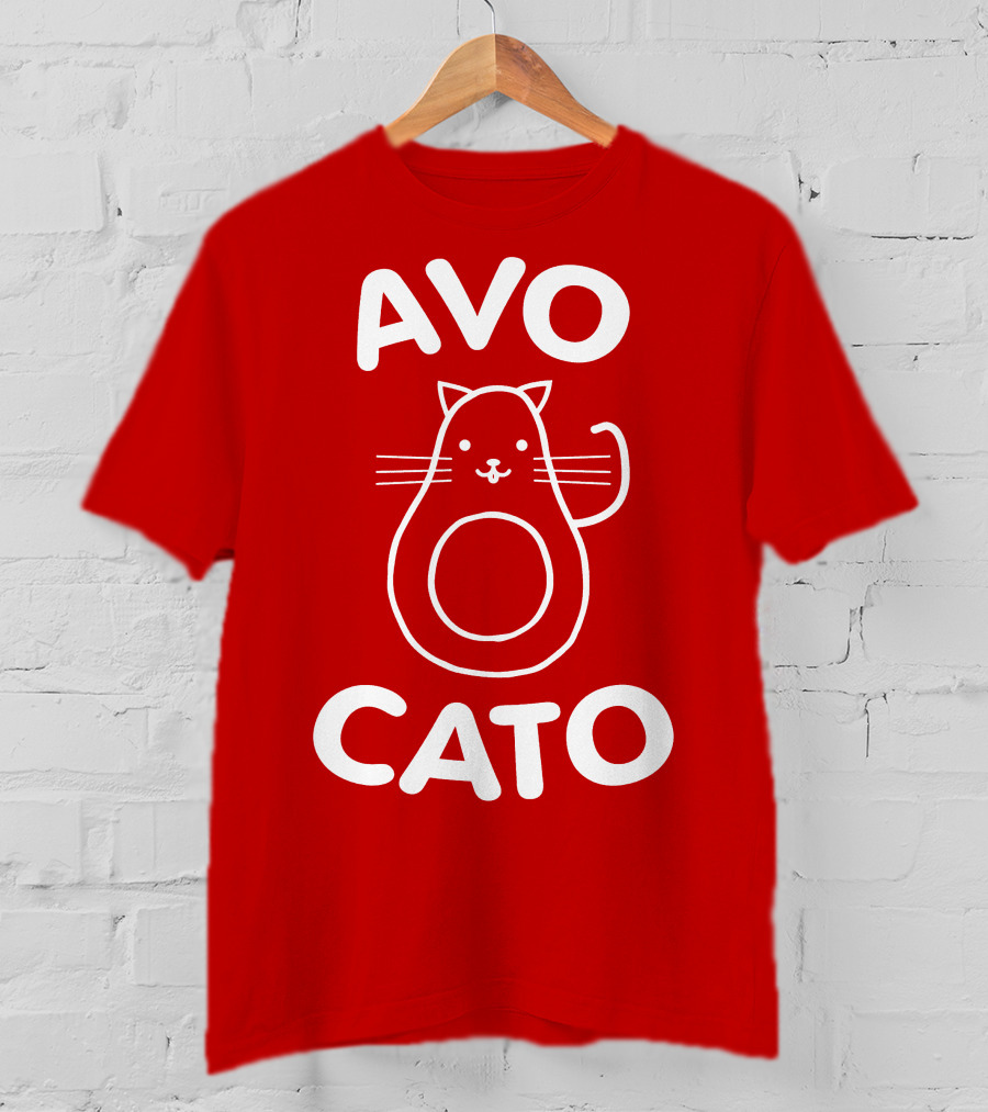 AVO CATO Cat Avocado Pun T-Shirt