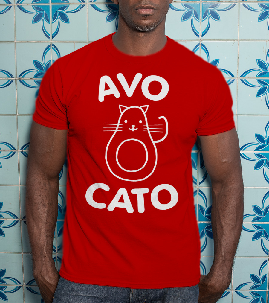 AVO CATO Cat Avocado Pun T-Shirt